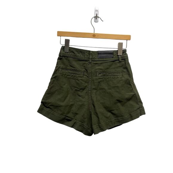 THE KOOPLES Lace Up Shorts‎ Olive Green Women’s Size 1 (Small) - Picture 7 of 13